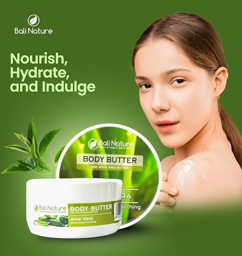 Bali Nature Body Butter with VCO &amp; Shea Butter, 100g, Moisturizing &amp; Soothing (Regular, Green Tea) FROM DUBAI (SAM) - View 3 of 3