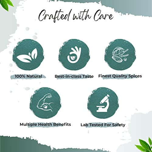 6rasa Green Lean Tea | Green Tea With A Desi Twist | 16 Ayurvedic Spices | For Weight Management | 100% Natural Herbs &amp; Spices |No Added Sugar (2.0 Gram Each, 25 Tea Bags) (Pack Of 1) (FROM INDIA)SAB - View 2 of 2