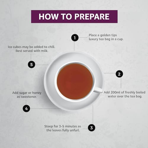 Golden Tips Assam Pyramid Black Tea bag (20 Tea Bags, 40 Gram) - View 3 of 5