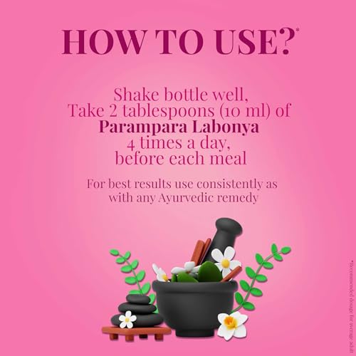 Parampara Ayurved Labonya Liquid Skin Detox Drink - Refreshed &amp; Radiant Complexion, Natural Ingredients for Inner Glow, 200ml (FROM INDIA)SAB - View 2 of 4