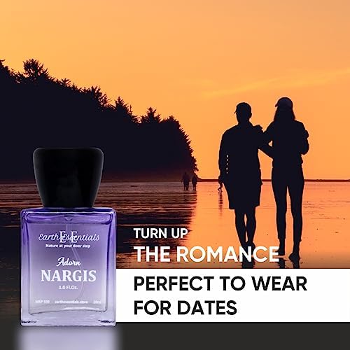 Earth Essentials Nargis Adorn Perfume for Men, Women Natural and Long-Lasting Fragrance Perfume for Valentine's Day, Birthday Gift and Special-one (30ml) - View 2 of 4