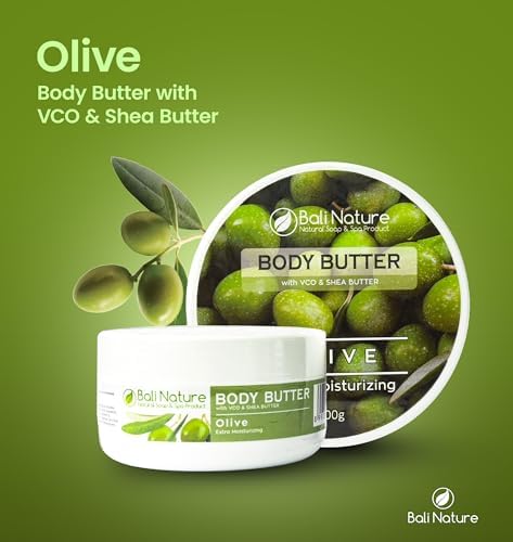 Bali Nature Body Butter with VCO &amp; Shea Butter, 100g, Moisturizing &amp; Soothing (Regular, Olive) FROM DUBAI (SAM) - View 3 of 3