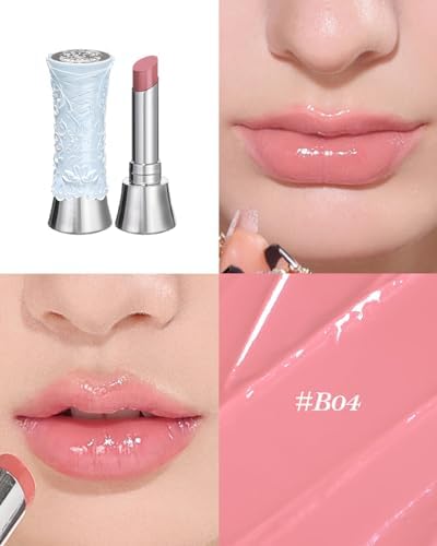 Flower Knows Swan Ballet Solid Lip Glaze Mirror Lipstick Profesional Makeup Lipgloss Moisturizing Hydrating long-lasting color and incredible shine Lipstick (B04 Silver Moon) FROM DUBAI (SAM) - View 2 of 4