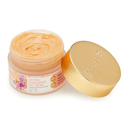 Fabessentials Saffron Sandalwood Face Cream -50gm | Lightweight and Non-Greasy | Even-toned &amp; Radiant Skin | Nourished and Moisturized Skin | Paraben Free | All Skin types - View 3 of 4