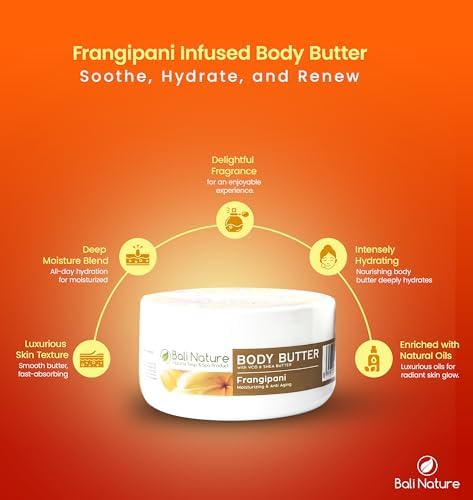 Bali Body Butter with VCO &amp; Shea Butter, 100g, Moisturizing &amp; Soothing (Regular, frangipani) FROM DUBAI (SAM) - View 3 of 4