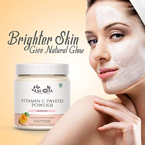 Laugha Natural &amp; Organic Vitamin C Powder for Skin Care, Face Pack, 100gm (Pack Of 2 Jar 200 gm) - View 2 of 3