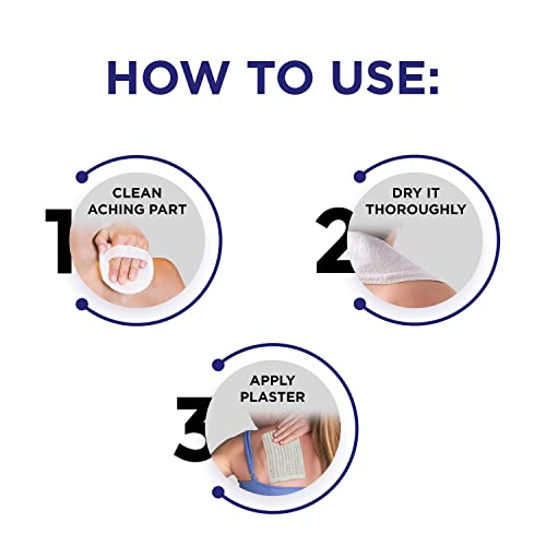 Hansaplast Lion Heat Plaster, Back and Neck Pain Relief Patches | Set of 30 pcs with 10 sheets in each - View 3 of 6