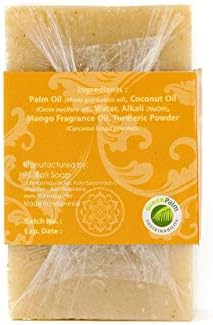 Bali Soap - Mango Natural Soap - Bar Soap for Men &amp; Women - Bath, Body and Face Soap - Vegan, Handmade, Exfoliating Soap - 3 Pack, 3.5 Oz each  FROM DUBAI (SAM) - View 2 of 3