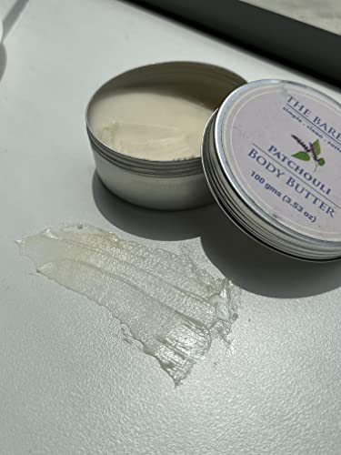 The Bare Bar Patchouli Body Butter for Dry Skin - 100gm | 48hrs Intense Moisturization | Shea Butter Moisturizer with Mango Butter &amp; Neroli Oil| No Chemicals &amp; Parabens | For All Skin Types - View 3 of 3