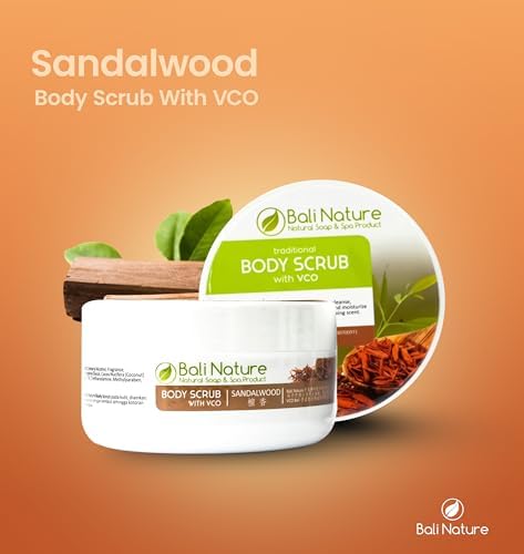 Bali Nature Body Scrub With VCO Clean &amp; Bright 100g - Exfoliate, Nourish, and Moisturize with Unique and Relaxing Scent FROM DUBAI (SAM) - View 2 of 3