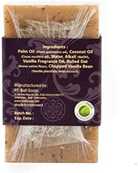 Bali Soap - Vanilla Natural Soap - Bar Soap for Men &amp; Women - Bath, Body and Face Soap - Vegan, Handmade, Exfoliating Soap - 3 Pack, 3.5 Oz each  FROM DUBAI (SAM) - View 3 of 4