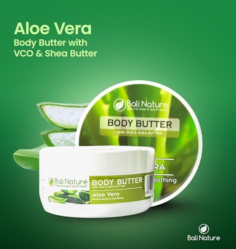 Bali Body Butter with VCO &amp; Shea Butter, 100g, Moisturizing &amp; Soothing (Regular, Aloe Vera) FROM DUBAI (SAM) - View 4 of 4