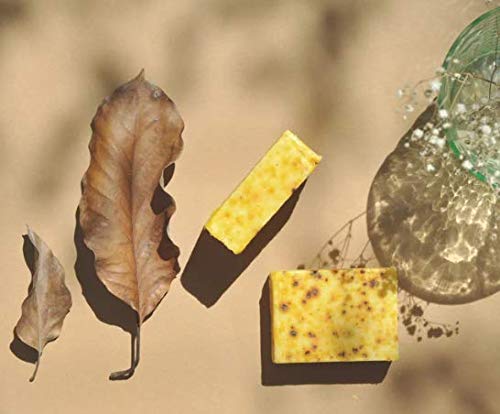 Bare Necessities Annatto Organic Handmade Scrub Soap | With Annatto Oil &amp; Neem Oil | Mild Exfoliating Soap for Dry Skin | All skin types | Bathing Bar for Men &amp; Women | Vegan, PETA Certified | 75g - View 4 of 4