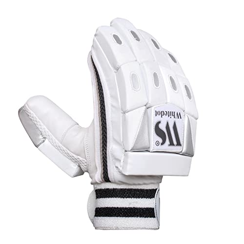 WHITEDOT SPORTS Dot 1.0 Cricket Batting Gloves, Idol For Youth/Medium Right Hand (Material: Leather, Color: White) (FROM INDIA)SAB - View 5 of 5