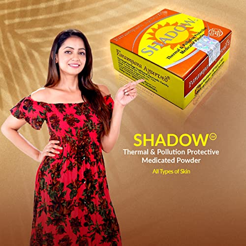 Parampara Ayurved Thermal and Pollution Protective Medicated Face Powder for All Skin Types, Shields Skin from Environmental Heat Stress 20g (FROM INDIA)SAB - View 2 of 5