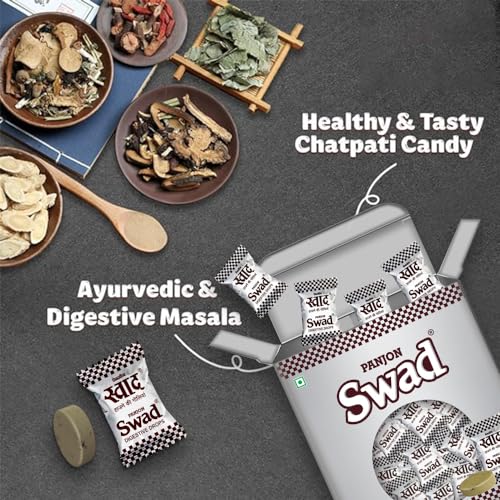 Swad Digestive Drops Candy Gift Box (Original Flavour since 1986, Organic &amp; Tasty) 125 Toffee x 1 Box Pack (FROM INDIA)SAB - View 2 of 2