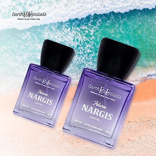 Earth Essentials Nargis Adorn Perfume for Men, Women Natural and Long-Lasting Fragrance Perfume for Valentine's Day, Birthday Gift and Special-one (30ml) - View 4 of 4