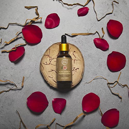 Urvija Rose Saffron Radiance Serum| Vitamin Enrich Elixir for Ageless Beauty Regime|Certified palm oil free, Vegan &amp; Chemical free|(Pack of 1x30 ml) (FROM INDIA)SAB - View 2 of 3