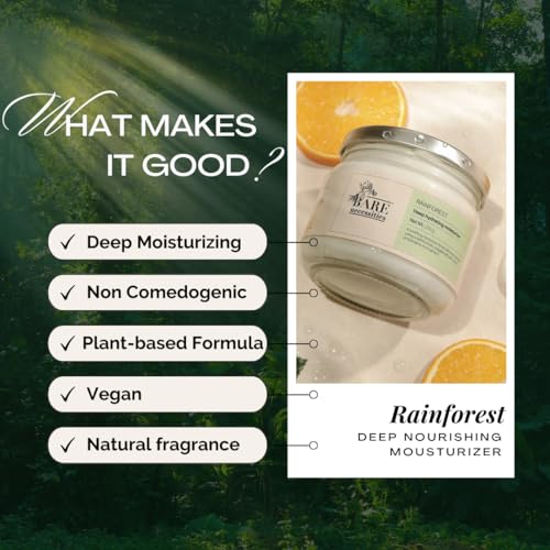 Bare Necessities Rainforest Deep Hydrating Moisturizer | Body Lotion for Dry to Very Dry Skin | Non-Greasy &amp; Lightweight Moisturizer for Body and Face | Advanced Nourishment - 250g - View 5 of 5