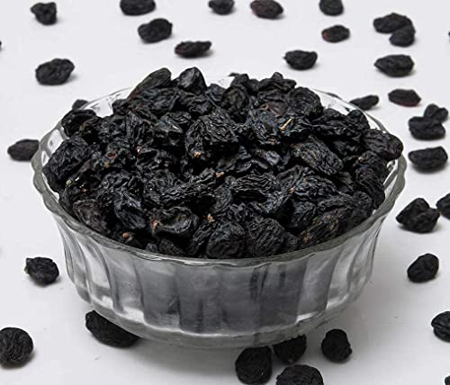 Elly Nuts Dry Fruit Combo Pack of Afghani Seedless Black Raisins, 250gms Each Total 500 gms | Kali Kismis | Dried Kishmish Without Seeds| [Jar Pack] - Diwali Gift Pack - View 2 of 3