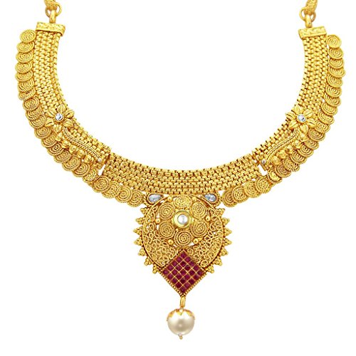 Sukkhi Wedding Collection Jewellery Sets for Women (Golden) (2931NGLDPP1400)(FROM INDIA)NUZ - View 3 of 4