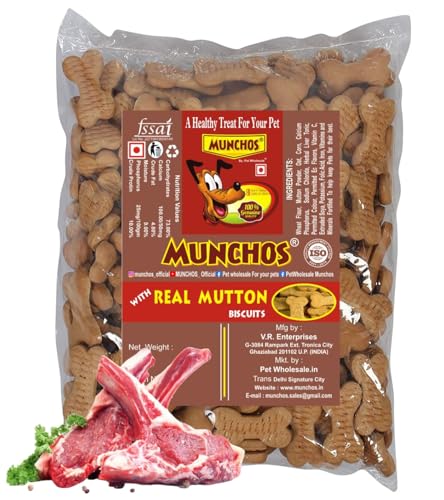 MUNCHOS Real Mutton Dog Adult Biscuits 1 kgFROM INDIA(NUZ) - Shop at Colombo Mall