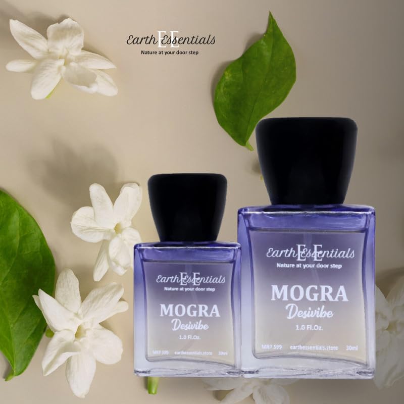 Earth Essentials Desivibe - MOGRA Perfume for Women Natural and Long-Lasting Fragrance Perfume for Valentine's Day, Birthday Gift and Special-one (30ml) - View 3 of 4