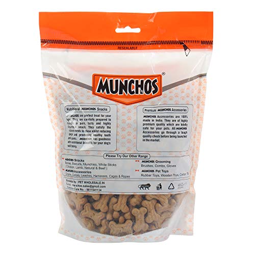 MUNCHOS Premium Dog Biscuits (Chicken, Puppy, 500gm)FROM INDIA(NUZ) - View 2 of 3