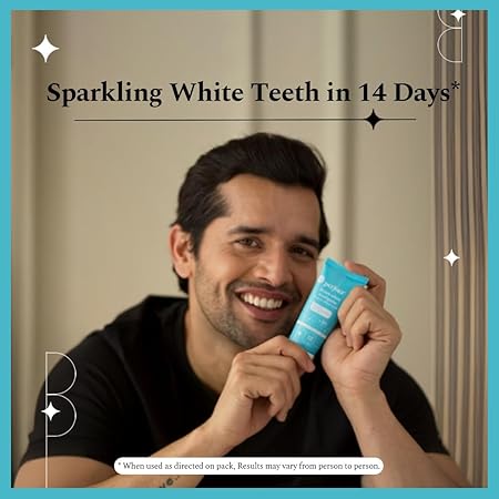 Perfora Teeth Whitening Toothpaste For Stain Removal - 150 g | SLS &amp; Fluroide Free Toothpaste | N-Ha For Teeth Remineralisation | No Artificial Sweetners | Toothpaste For Kids &amp; Adults | Tripe Mint - View 5 of 5