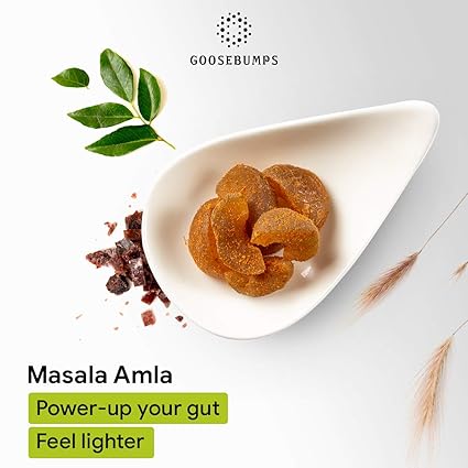 Goosebumps Masala Amla | Dried Gooseberry | Dehydrated Fruit | Chatpata Honey Amla Healthy Snack for kids and adults | Pack of 2 (150x2), 300g (FROM INDIA FAAZ) - View 3 of 4