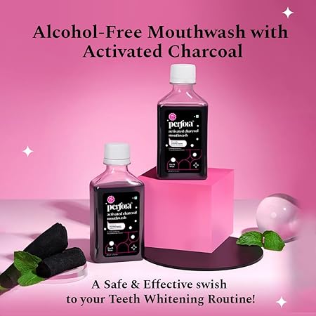 Perfora Activated Charcoal Toothpaste - 100g x 2 | SLS &amp; Titanium Dioxide Free | Bamboo Charcoal For 3x Whiter Teeth | Enamel Safe Teeth Whitening Toothpaste for Men &amp; Women | Cardamom Mint - View 4 of 7