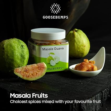 Goosebumps Masala Guava | Dehydrated Fruit | Dried Guava | Healthy &amp; Chatpata Snack for Kids and Adults | (150g x 3 Packs), 450 GMS (FROM INDIA FAAZ) - View 2 of 5
