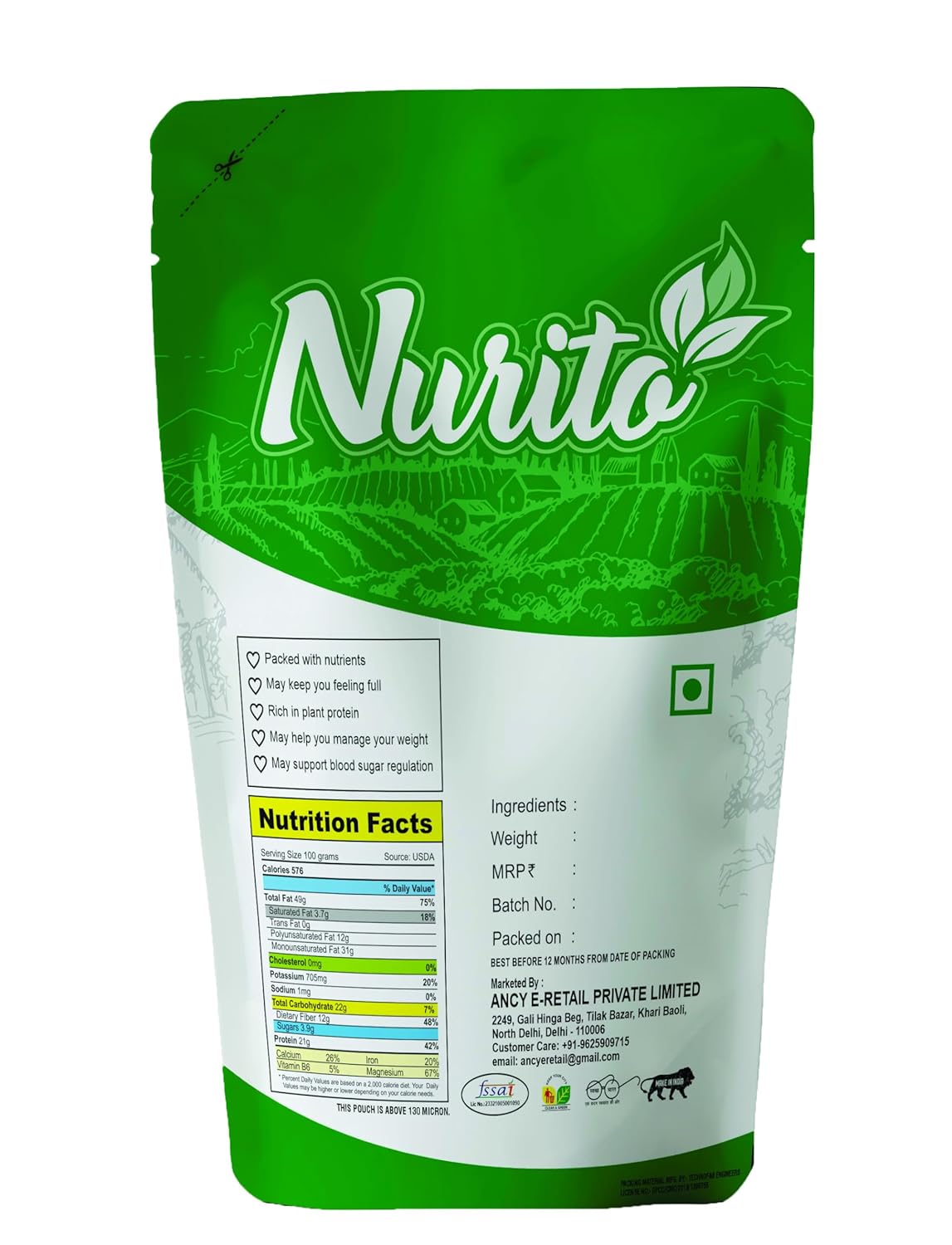 Nurito Premium Dry Fruits (kiwi new (spl), 200g) - View 3 of 4