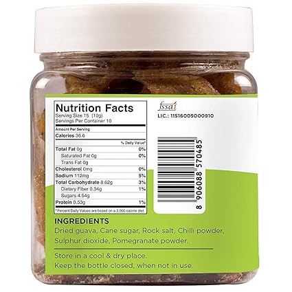 Goosebumps Masala Guava | Dehydrated Fruit | Dried Guava | Healthy &amp; Chatpata Snack for Kids and Adults | (150g x 3 Packs), 450 GMS (FROM INDIA FAAZ) - View 4 of 5