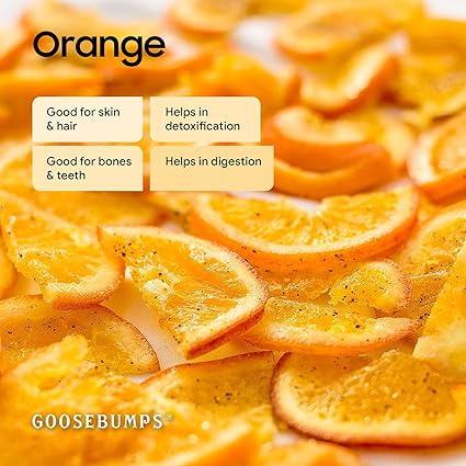 Goosebumps Masala Orange | Dried Orange Slices | Dehydrated Fruit | Chatpata Orange Healthy Snack for Kids and Adults | (150g x 3 Packs), 450 GMS (FROM INDIA FAAZ) - View 3 of 5