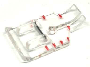 ZENITH 1/4" quilting / patchwork sewing presser foot Clear Transparent Snap on type for Automatic Electric Low shank Sewing Machines suitable for Usha Janome Brother Singer etc .Transparent (1/4" quilting / patchwork sewing presser foot)FROM INDIA(NUZ) - Shop at Colombo Mall