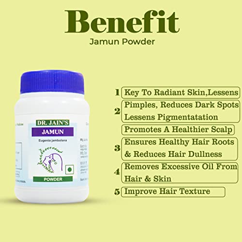 DR. JAIN'S Jamun Powder 45grams Pack of 3 (FROM INDIA)SAB - View 2 of 2