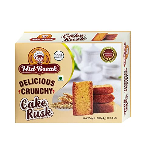 Handmade Rusk Mid Break - Cake Rusk | Extra Soft | Cake Rusk | 100% Eggless | Premium ...