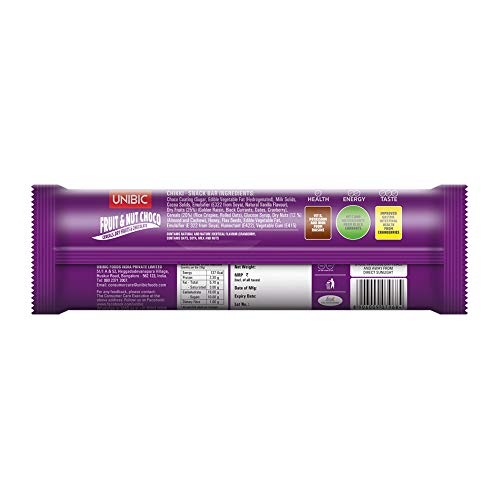 Unibic Snack Bar Fruit &amp; Nut Choco, 12 X 30 G - 360 Gm - View 5 of 7