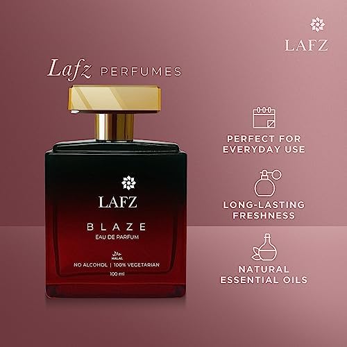 Lafz Blaze Perfume for Men | Premium Long Lasting | No Alcohol Perfume, Eau de parfum - 100 ml  FROM DUBAI (SAM) - View 3 of 3