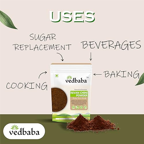 Vedbaba Revan Chini Powder - 200 GM | Indian Rhubarb | Revand Chini | Rheum Emodi | Revandchini Powder | Revan Chini | Revat Chini | Rheum Emodi (200 GM)(FROM INDIA)JEZ - View 4 of 5