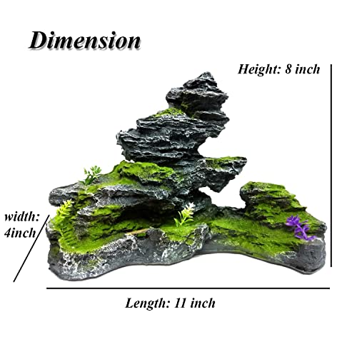 Jainsons Pet Products Aquarium Decorative Ornaments for Fish Tank Decoration All in One Ornament Gives Landscape View to Your Aquarium (Smart Rock) FROM INDIA(NUZ) - View 4 of 4