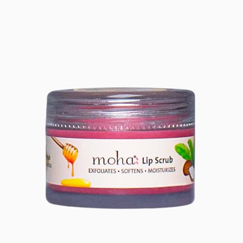 Vedistry Moha: Lip Scrub 12 Gms|Reduction In Dark Lips &amp; Pigmentation|Heals Dry &amp; Chapped Lips|Enriched With Shea Butter, Honey Vitamin E, And C, This Nourishing Lip Scrub Locks In Moisture.(FROM INDIA)SAB - View 3 of 3