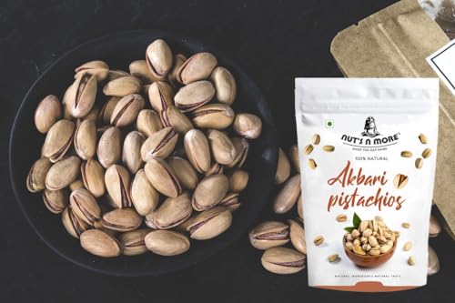 NUT'S N MORE Akbari Pistachio/akbari Pista/pink Pista/akbari Dodi Pista/100% natural Pack of 200 Gram - View 2 of 4