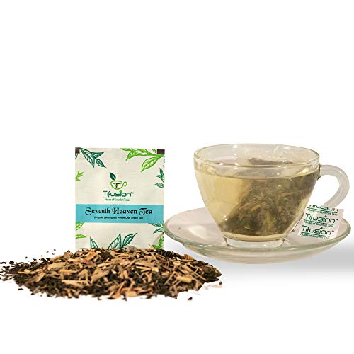 Tifusion Lemongrass Organic Green Tea for Boosting Metabolism &amp; Immunity | Detox Tea for Weight Loss &amp; Stress Relief | Whole Leaf Loose Herbal Tea | 20 Tea Bags 20 Serving Cups (FROM INDIA)SAB - View 2 of 2
