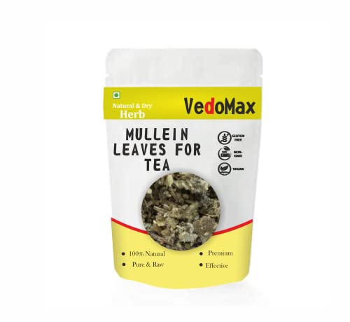 VedoMax Mullein Tea Leaves Dried | Mullein Tea| Herbal Mullein tea for lungs detox - Mullein Leaves for Lungs - (50 GM) - Related product