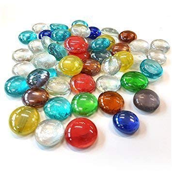 Venus Aqua® Decorative Multicolor Large Glass Stone Pebbles for Home Decoration and Aquarium FROM INDIA(NUZ) - View 4 of 6