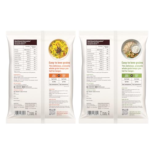 Mille Foxtail Millet and Little Millet Whole Grains Combo | Gluten Free | No Chemicals | High Plant Protein and Fibre | Millet Rice | Vegan | 100% Whole Grain | Pack of 2, 500g Each - View 4 of 5