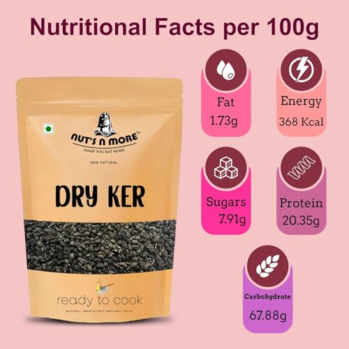 NUT'S N MORE Dried Ker/Kair Berries (200gm)| Traditional Rajasthani Delicacy | Kair Sangari | Ready to Cook | Marwadi Rajasthani (200gm) - View 3 of 4