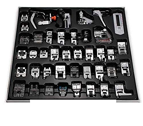 Zenith (42 Pieces) Steel Imported Domestic Sewing Foot Presser Sewing Machines Sewing Machine Presser Foot Feet Kit fit for Brother Singer Usha JanomeFROM INDIA(NUZ) - Shop at Colombo Mall